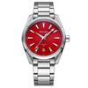 Red Dial Aqua 150m Automatic Watch Sapphire Crystal NH35A Wristwatch 100WR Diver Watches for Men