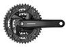 SHIMANO Шатуны черные 48X36X26T 175 мм 9S совместимый BB квадратная ось UN EFCM371E866XL ACERA FC-M371 122,5 мм (LL123)