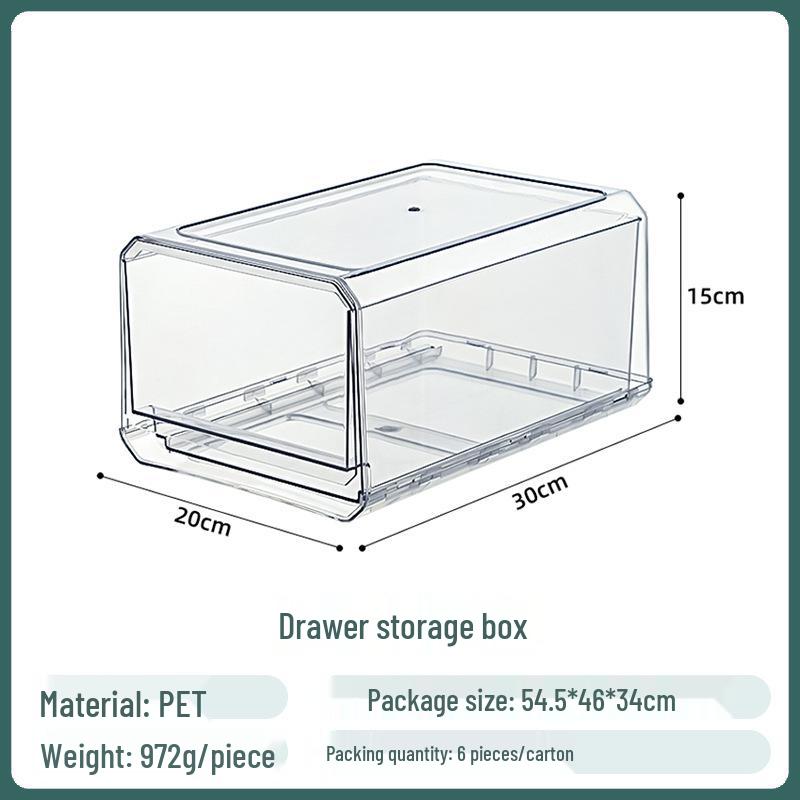 Пищевой прозрачный контейнер для хранения в холодильнике – Большая вместимость для организации кухни