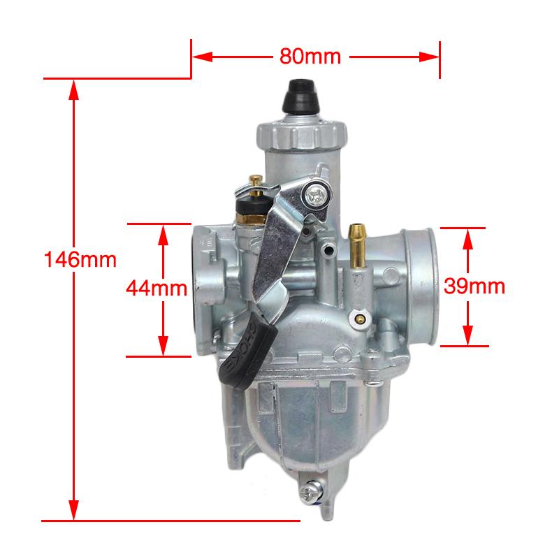 ZSDTRP Карбюратор Mikuni VM22 26 мм 110 куб. см 125 куб. см Питбайк Мотокроссовый квадроцикл Квадроцикл PZ26 Карбюратор для повышения производительности Часть