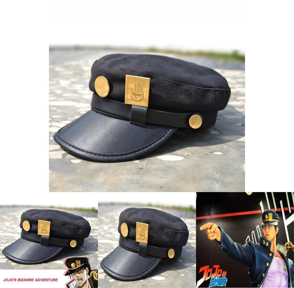 Высококачественная Шляпа JoJo's Bizarre Adventure Jotaro Kujou Joseph Армейская Кепка Для Косплея