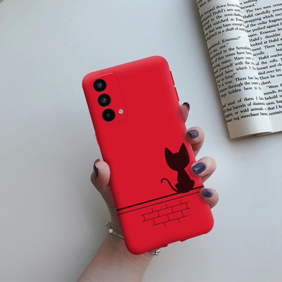 Чехол для OPPO Realme GT Master Edition Чехол Новый Модный Конфетный Цвет Милый Мультяшный TPU Ударопрочный Корпус Телефона Coque Fundas