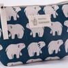 Canvas Cosmetic Bag Large Capacity Fabric Change Bag Travel Area Cosmetics Wash Storage Bag
