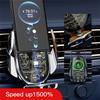 New V6 High Quality Punk Style Fast Wireless Charging Mobile Phone Holder Mobile Installation Mobile Phone Charger 66W