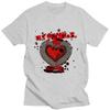 Rock Band My Chemical Romance Футболки с графическим принтом Heart Bullets Мужские Женские Винтажные Хип-Хоп Короткий рукав Хлопковая Футболка Streetwear