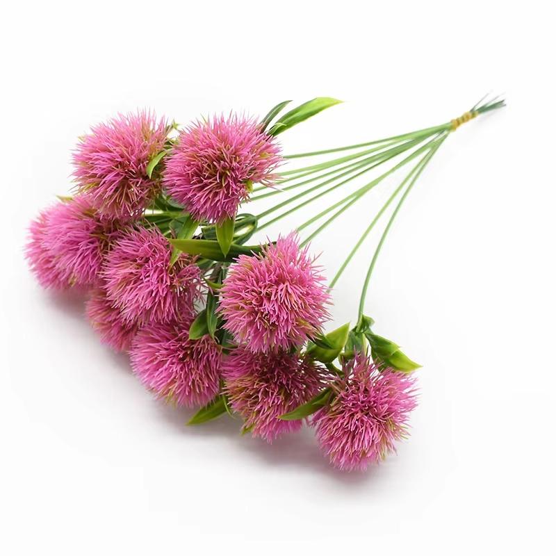 10pcs Artificial Plants Plastic Dandelion Home Room Decora Accessories Valentine's Wedding Wreath brial bouquet Flower Diy GIfts