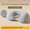 Inflatable U-Shaped Neck Pillow for Travel, Work, or Home