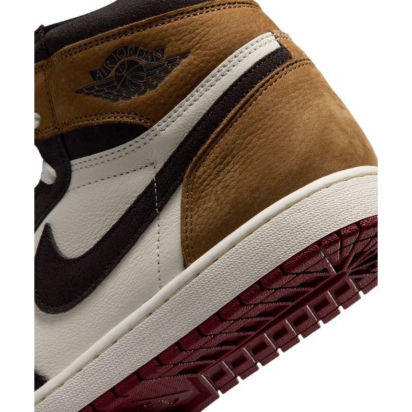 Кроссовки унисекс Air Jordan 1 High OG Love The Game Белый Тень-Коричневый Мягкий-Жемчужный DZ5485-201