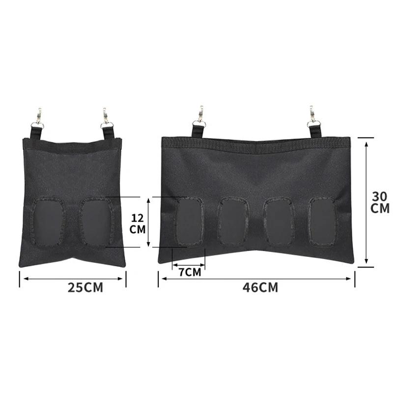 Подвесная сумка-кормушка для сена кролика, держатель, черная, прочный контейнер-дозатор для кормления кролика, морской свинки, мелких животных