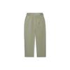 Li Ning X Jackie Chan Collaboration Kung Fu Series Solid Color Loose Fit Breathable Casual Pants Men Bottoms Olive-Green AKXU093-1