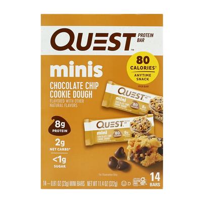 Протеиновые батончики мини Шоколадное печенье с кусочками шоколада (14 баров), 1 комплект