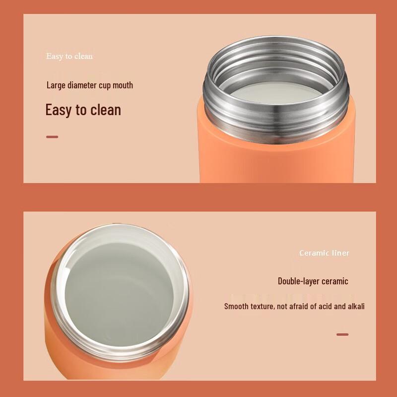 Supor Portable Antibacterial Ceramic Liner Thermos Lunchbox