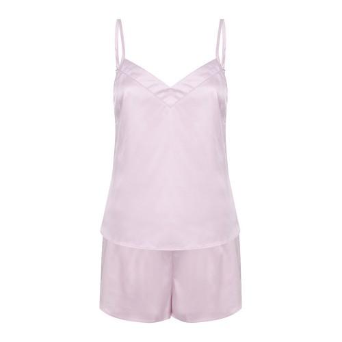 Towel City Женский/дамский атласный короткий пижамный комплект