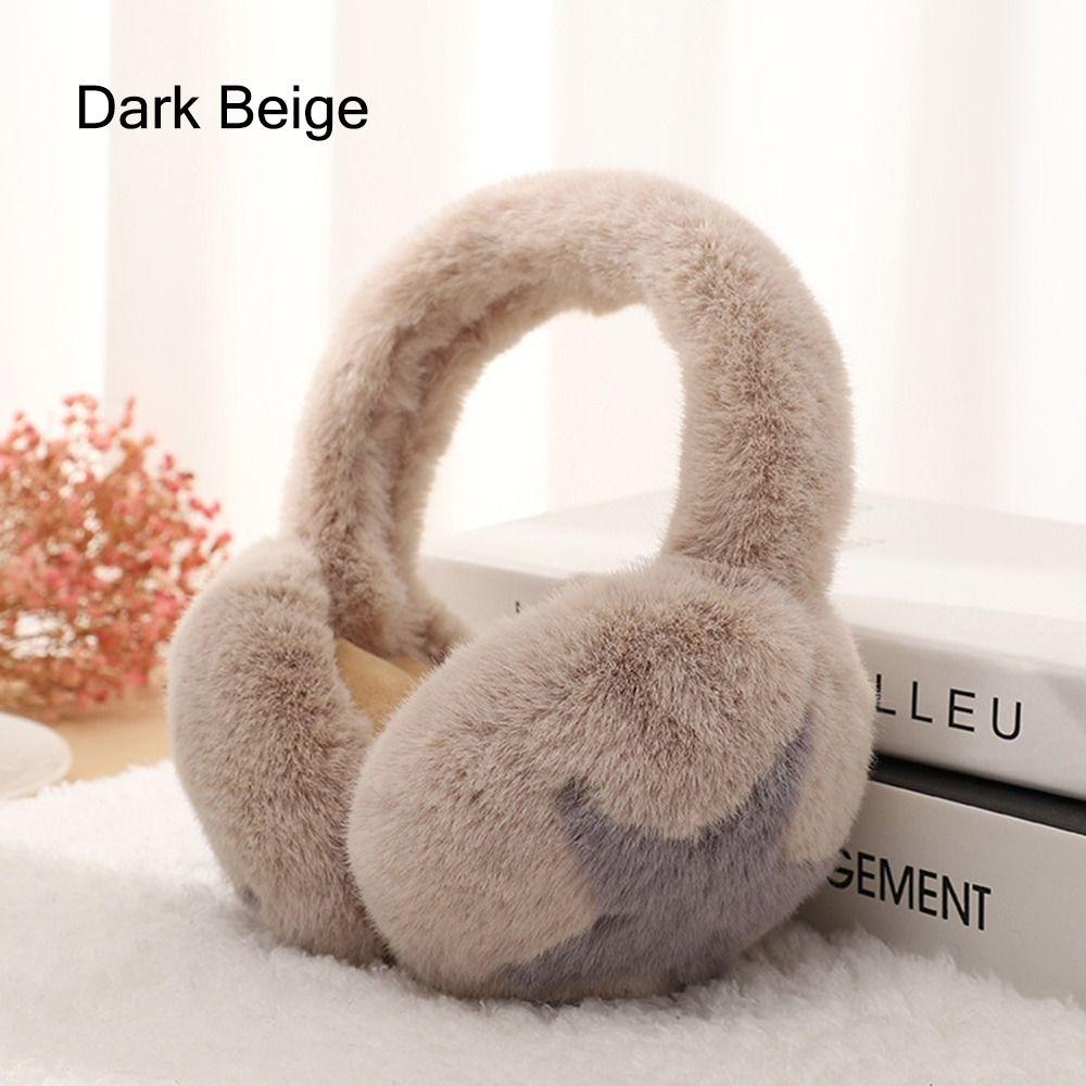 1 шт. милые теплые наушники со звездами для женщин и девочек, зимние уличные грелки для ушей, мягкие пушистые чехлы для ушей, складные теплые наушники