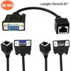 RJ45 на RS232 DB9 9-контактный порт, штекер на RJ45, гнездо, CAT5, Ethernet, консоли, Ethernet-удлинители, адаптеры, кабель связи