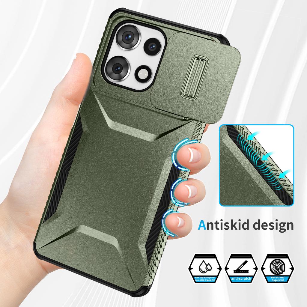 For Motorola Moto G Power (2025)/G Play (2025) 5G Case Camshield TPU + PC Phone Cover Non-Slip Side Edge
