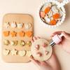 6 шт., набор форм для резки овощей, пресс-тип из нержавеющей стали, мини-резак для печенья, форма для фруктового печенья, кондитерских изделий, детские инструменты для выпечки, пищевых добавок