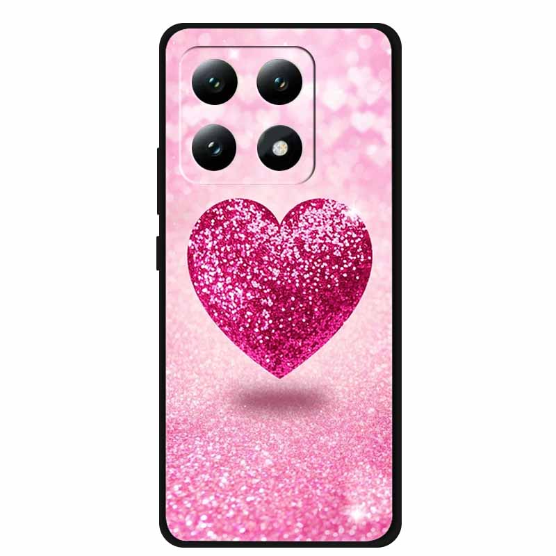Для Xiaomi 15T 5G Чехол Цветы Мягкий Силикон ТПУ Задняя Крышка Для Xiaomi 15T Pro 5G Capa Boho Цветная Защита от Царапин