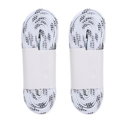 2 пары вощеных шнурков для хоккейных коньков с формованным наконечником, водонепроницаемые, предотвращающие попадание снега, шнурки для фигурного катания