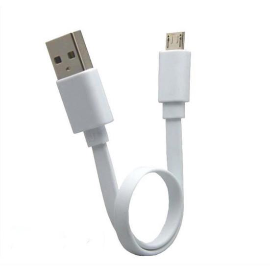 Умный короткий кабель для зарядки данных Micro USB длиной 20 см, шнур для зарядки
