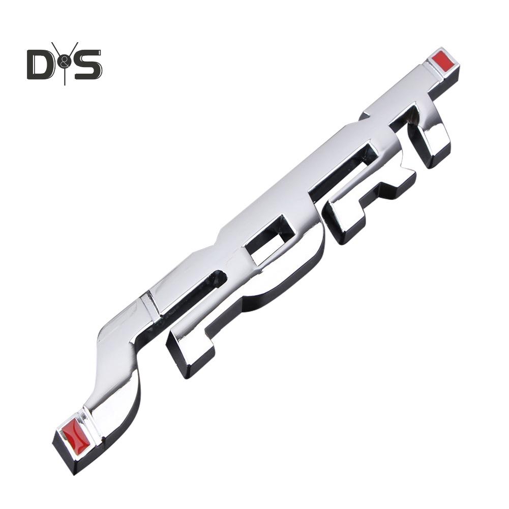 Автомобильные аксессуары, спортивный значок на крыло багажника, металлическая наклейка на автомобиль, украшение