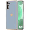 Case for Samsung Galaxy S25 - TPU Protection Heart Shockproof Anti-Scratch Flexible Blue
