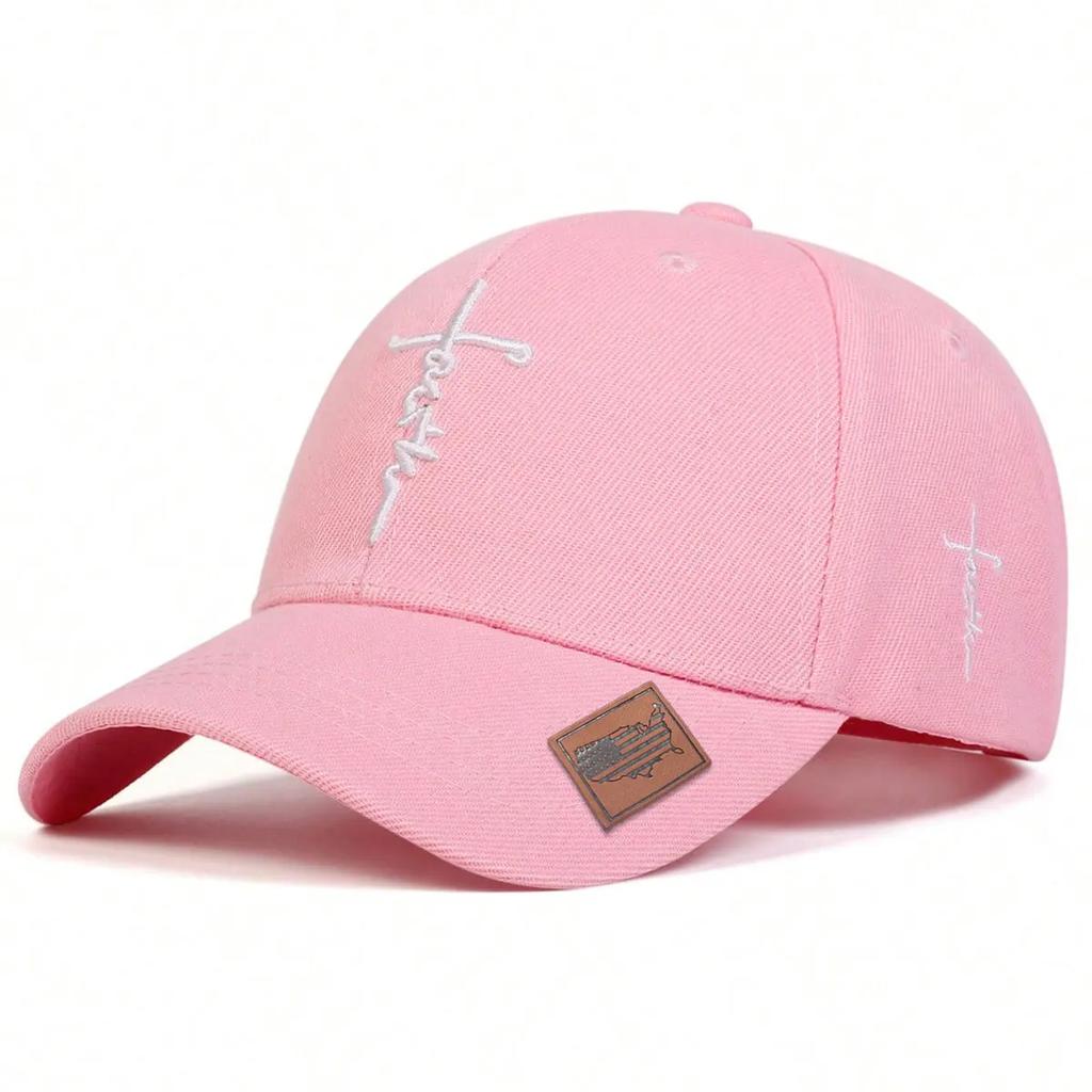 Baseball Stitching Embroidered Cross Lettering Alphabet Neutral Gender Women Men For Caps Spring Autumn Outdoor Sunscreen Hat Adjustable Casual
