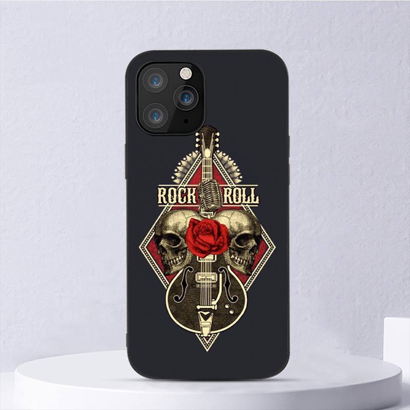 Чехол для телефона в стиле рок-н-ролл в стиле старой школы для Iphone 11 12 Mini 13 14 Pro Xs Max X 8 7 6s Plus 5 Se Xr Shell