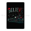 Polar Express Christmas Train Holiday True Believer In Santa Metal Plaques Club Customized Cave Poster Tin Sign Poster
