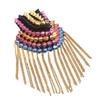 Pin Rivet Shoulder Badges Cool Jacket Vintage Brooch Retro Club Tassel Chain Epaulette  Suit