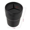 1Pc New Multifunctional Car Mini Trash Bin Cup Holder Car Trash Can Auto Holder Cap Mounts Black Plastic Interior Accessories