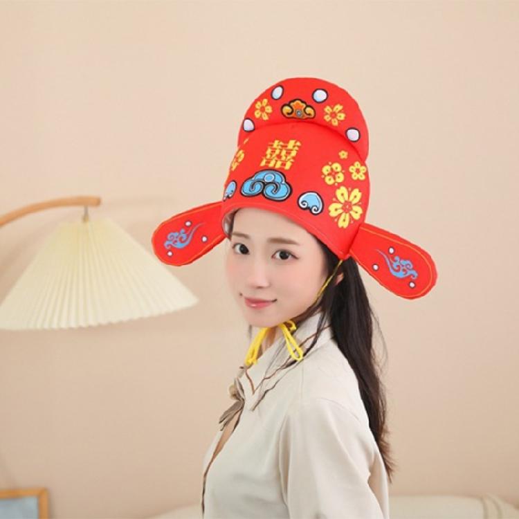 Traditional Groom Hat for Wedding Party and Photography Props Costume Hat