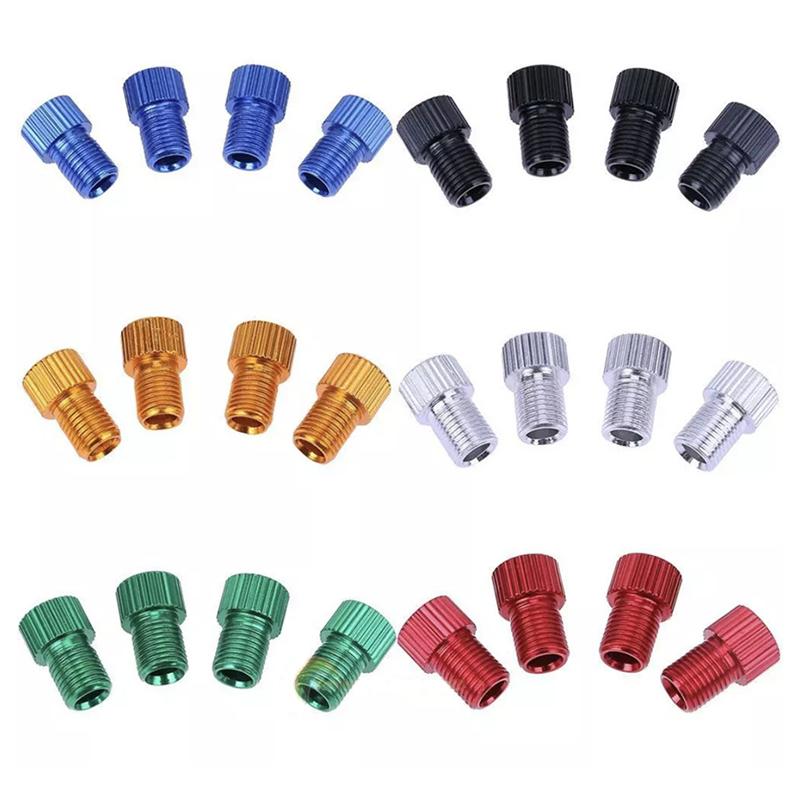 6 шт. алюминиевый велосипедный клапан Presta к конвертеру Шредера автомобильный адаптер клапана