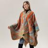 Ethnic Style Shawl Summer Outside Women'S Warm Split Cloak Women