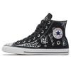 Chuck Taylor All Star Повседневные и Универсальные Удобные Эспадрильи на Высокой Платформе Унисекс Черные