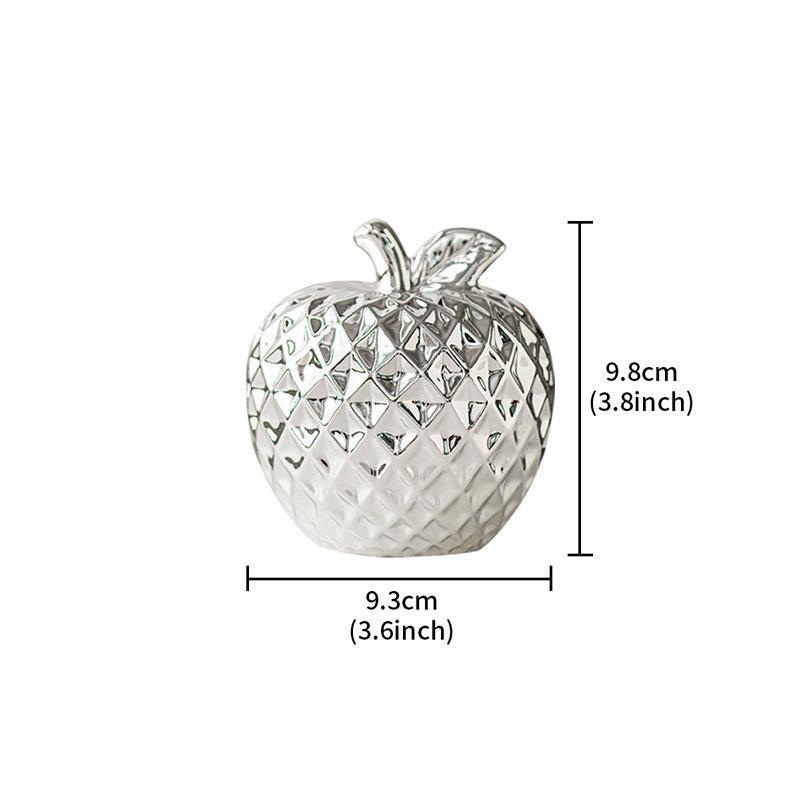 Минималистичное Простое Настольное Украшение Яблоко Керамическая Статуэтка Коллекция Центральный Элемент Камин Письменный Стол Шкаф Фигурка Украшение Поделки