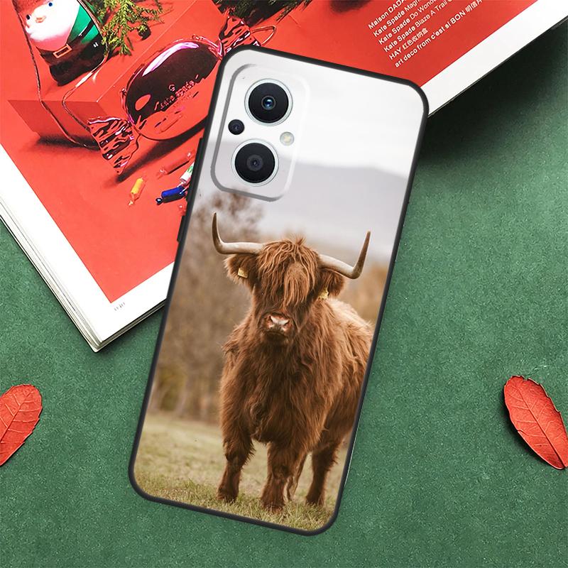 Highland Cows Case For OPPO Reno 7 8 Lite 8T 10 11 12 13 Pro 12F 13F 14F OPPO Find X8 X6 X5 X9 Pro Cover