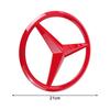 1Pcs Car Front Grille Badge Decal Cover Emblem for Mercedes Benz C E Class GLA GLK ML GLC GLE W204 W205 W210 W211 W212 W213