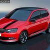 HQKI8 Car Hood Engine Cover Decora Sticker For Skoda Fabia MK1 2 3 Auto Body Door Side Skirt Decals Sports Stripes Tuning Accessories