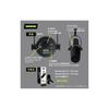 Микрофон для подкастов Shure MV7+, Черный (MV7+-K): Сертифицированный OBS, Динамический кардиоидный однонаправленный микрофон с проводным подключением USB-C и XLR, Шум