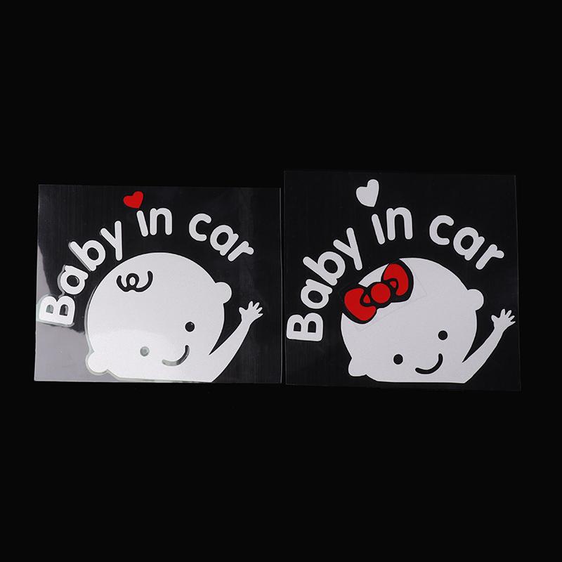 Мультяшная наклейка на автомобиль Мальчик Девочка Ребенок в машине На борту Автомобили Аксессуары Украшения Светоотражающие предупреждающие наклейки