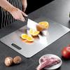 Разделочная доска из нержавеющей стали Большая нескользящая кондитерская доска для кухни Двусторонняя разделочная доска Легко чистится Доступны различные размеры ковриков для резки