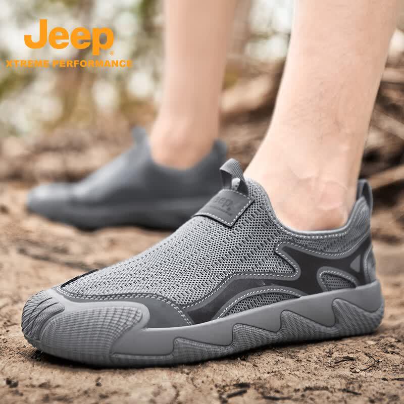 Jeep Мужские дышащие сетчатые слипоны для хайкинга