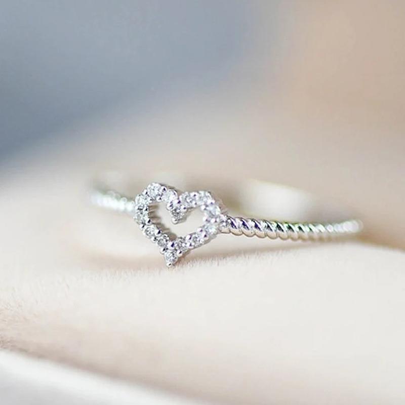 Изысканные любовные кольца Huitan для женщин, сдержанные свадебные аксессуары, модные женские кольца, повседневная одежда, шикарные украшения, необычный подарок для девушки