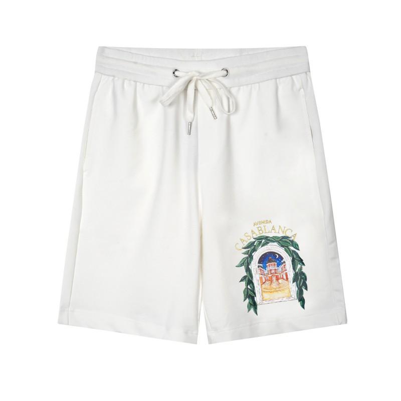 Casablanca Cartoon Print Loose Fit Shorts Teen Boys Casual Wear