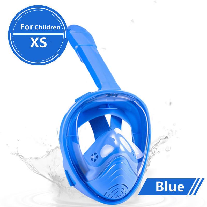 Подводная противотуманная маска для подводного плавания с аквалангом, респираторные маски для подводного плавания, безопасное водонепроницаемое оборудование для плавания для взрослых и детей