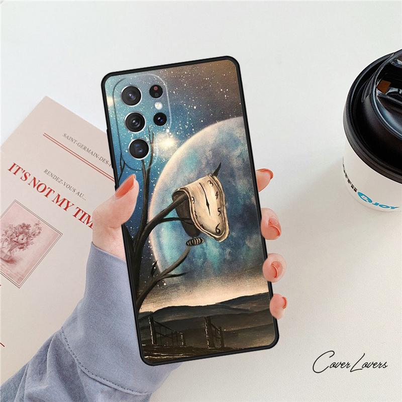 Чехол для телефона с картиной Сальвадора Дали Для Samsung Galaxy S24 S25 S23 S22 Ultra Note 10 20 Plus S20 S21 FE Чехол
