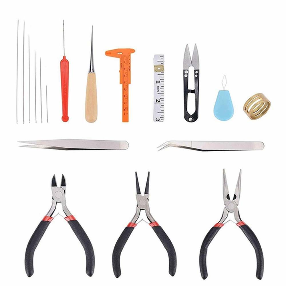 Black Bag Casting DIY Jewelry Findings Pliers Supplies Jewelry Repair Tools Set Jewelry Making Kit