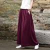 Spring Fashion Cotton Wide Leg Pants Plus Size Female Loose Casual Cotton Linen Pants Trouser Vintage Long Pants