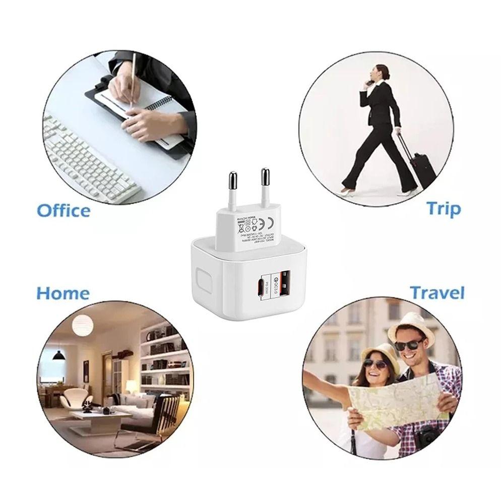 PD Mobile Phone Charging Quick Charge Travel Charger Dual USB Charger Wall Charger Charging Adapter